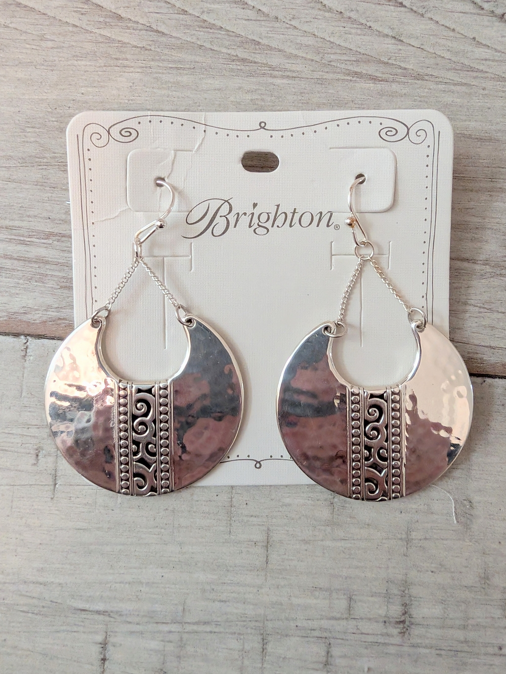 Brighton Mingle Disc Large French Wire Earrings